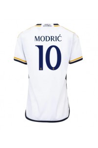 Real Madrid Luka Modric #10 Voetbaltruitje Thuis tenue Dames 2023-24 Korte Mouw